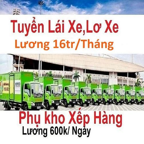 Can Tuyen gt 30 Tai Xe amp Lo Xe 16trthang